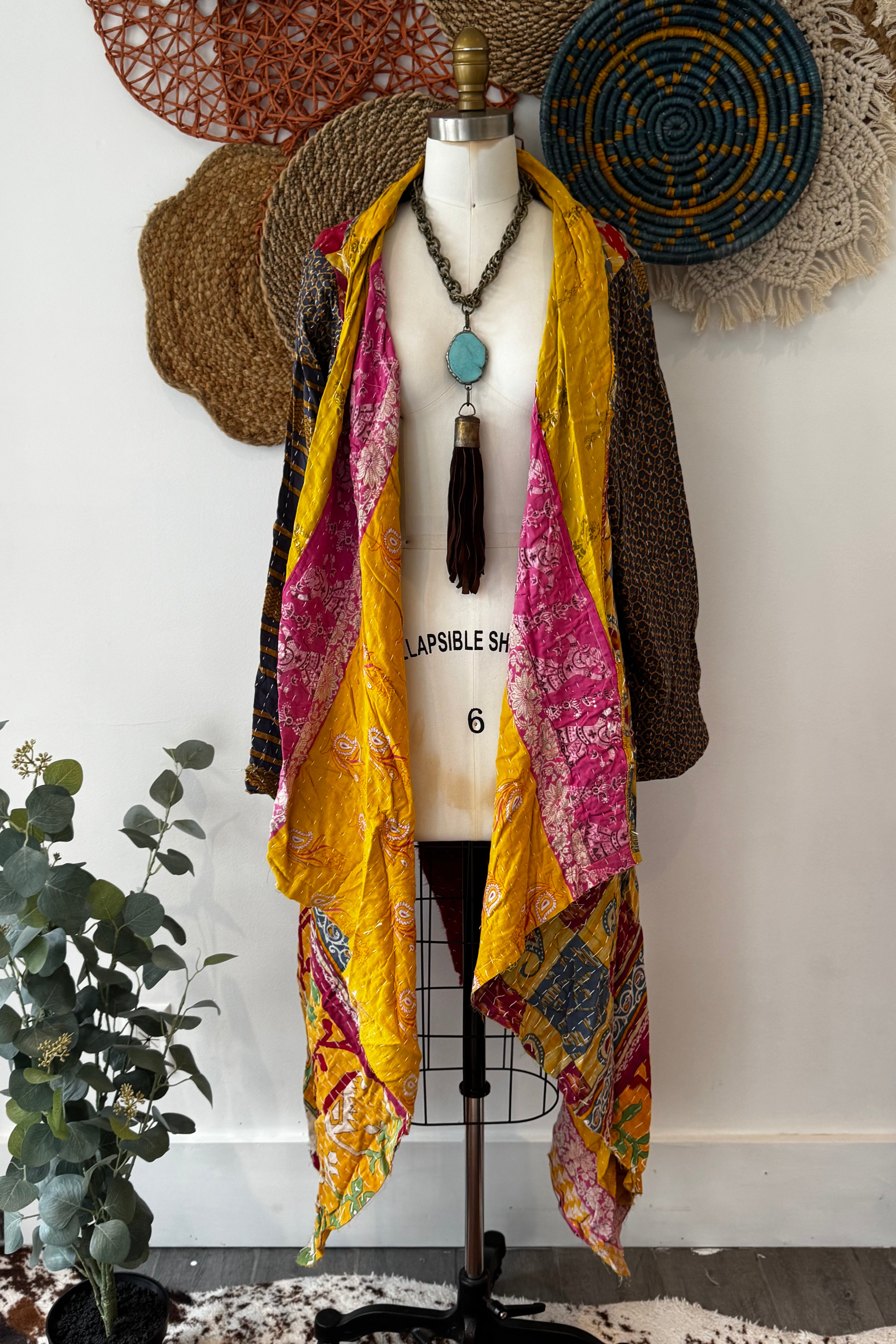 Sale - Kantha Sunrise Duster Combo F