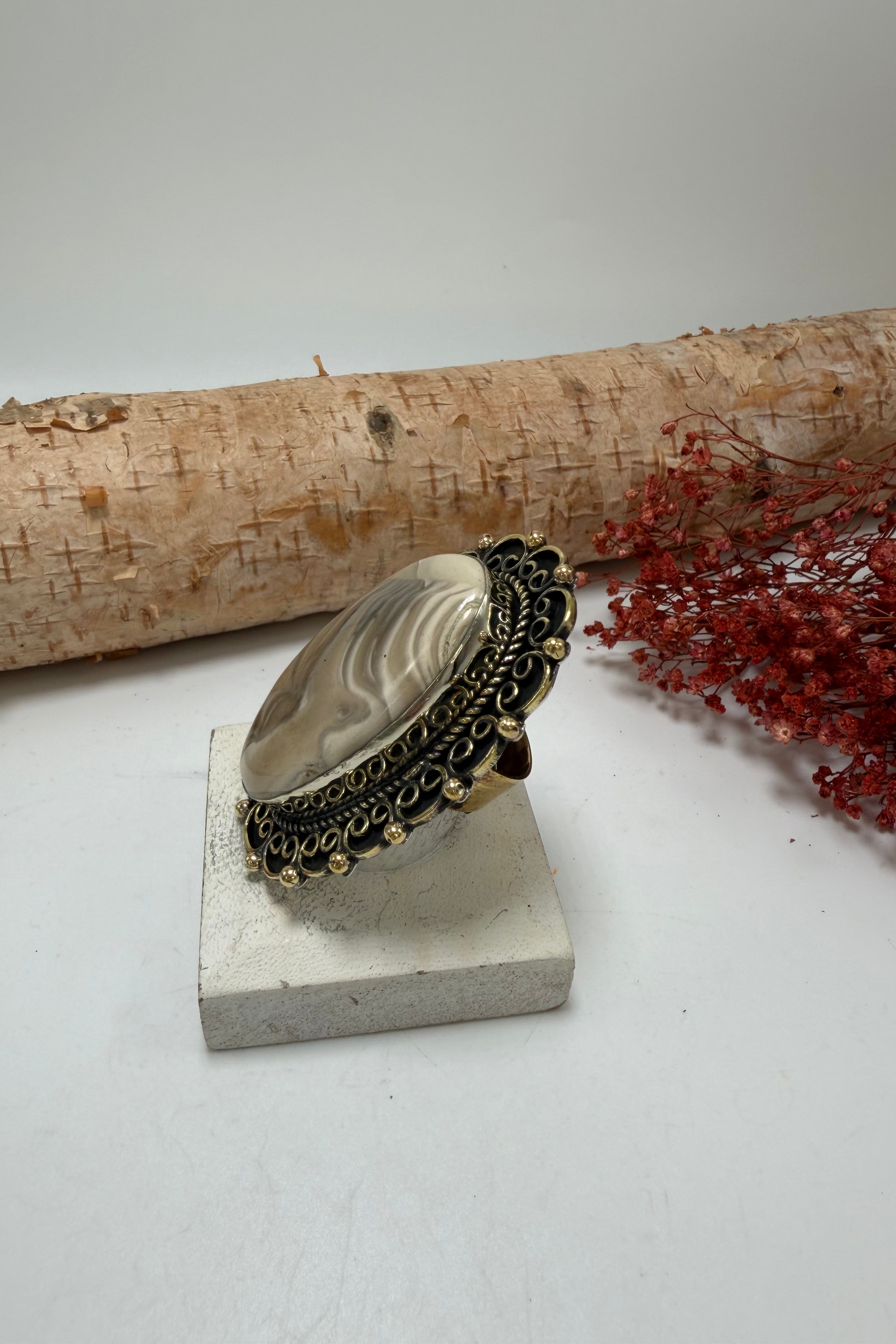 Silky Waves Ring