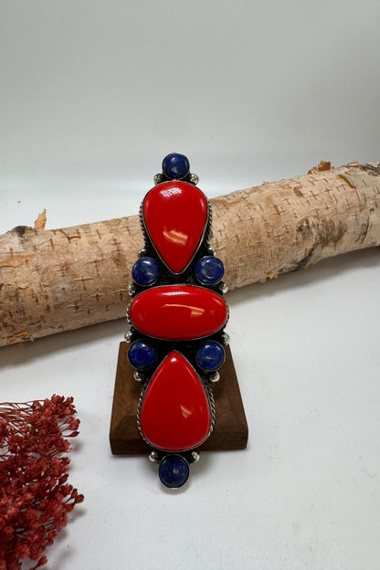 Seeing Red Stacked Ring