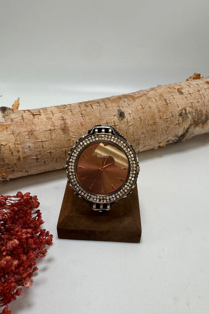 Sparkling Time Watch Ring