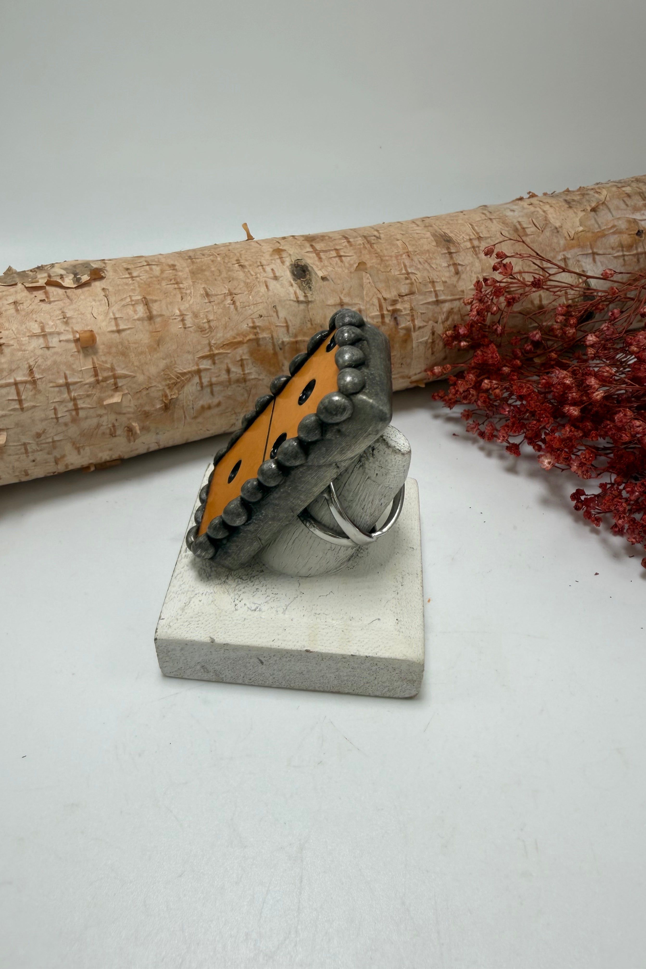 Vintage 3 + 1 Domino Ring