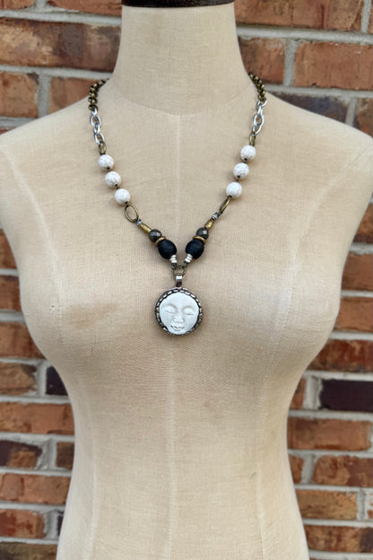 Many Faces of the Sun Handmade Necklace