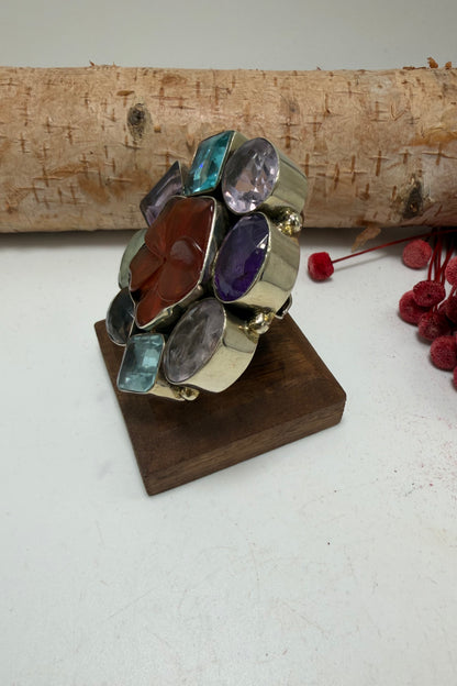 The Stain Glass Flower Ring