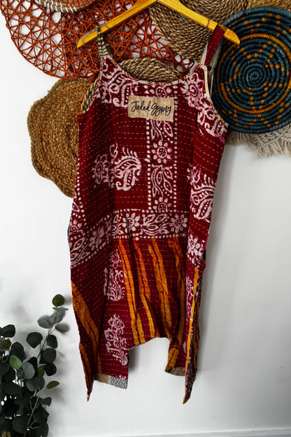 Kantha Sunrise Romper Combo K