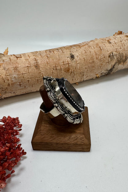 Black Beauty Watch Ring
