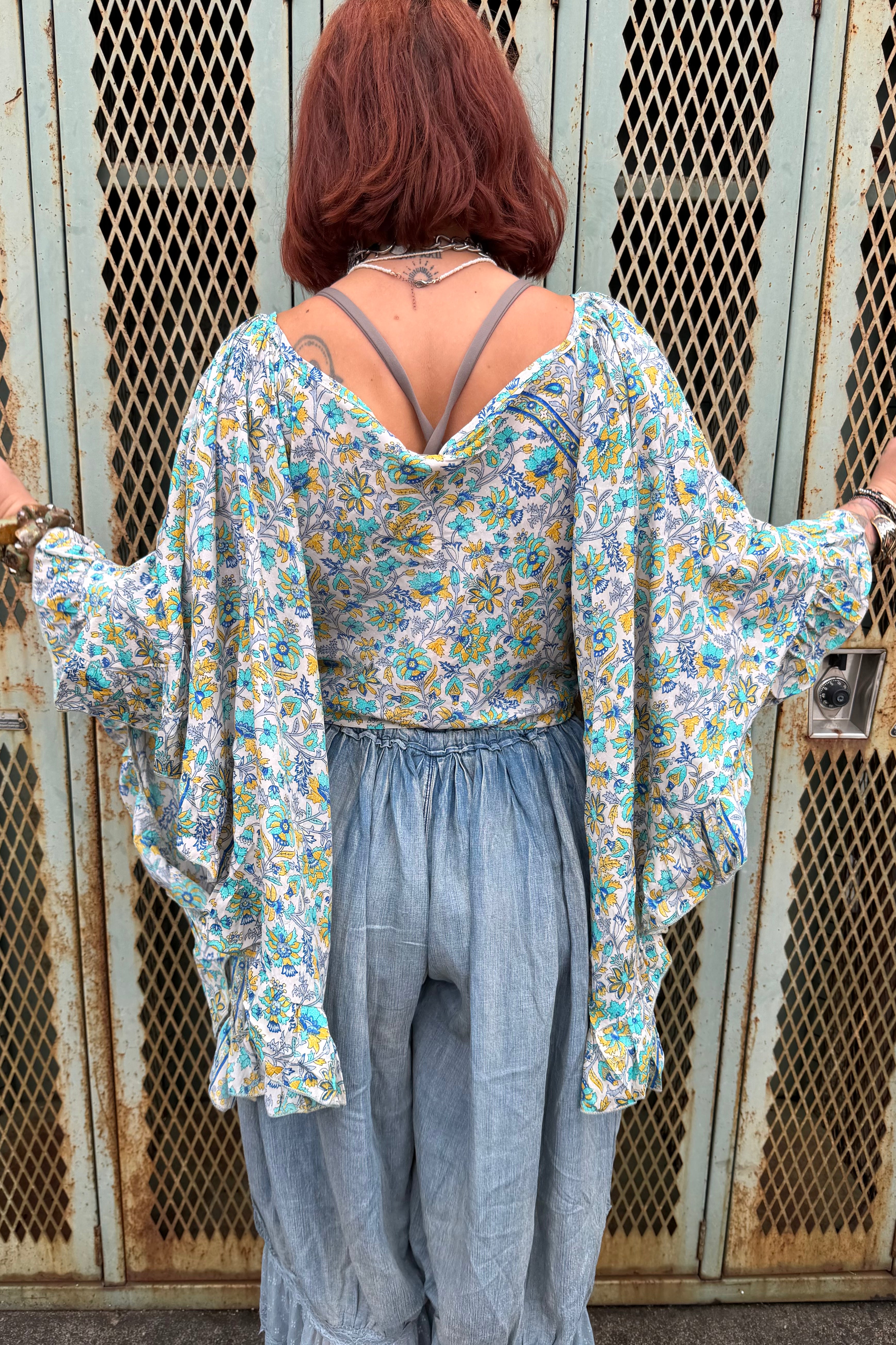 Butterfly Center Cinched Top Combo F