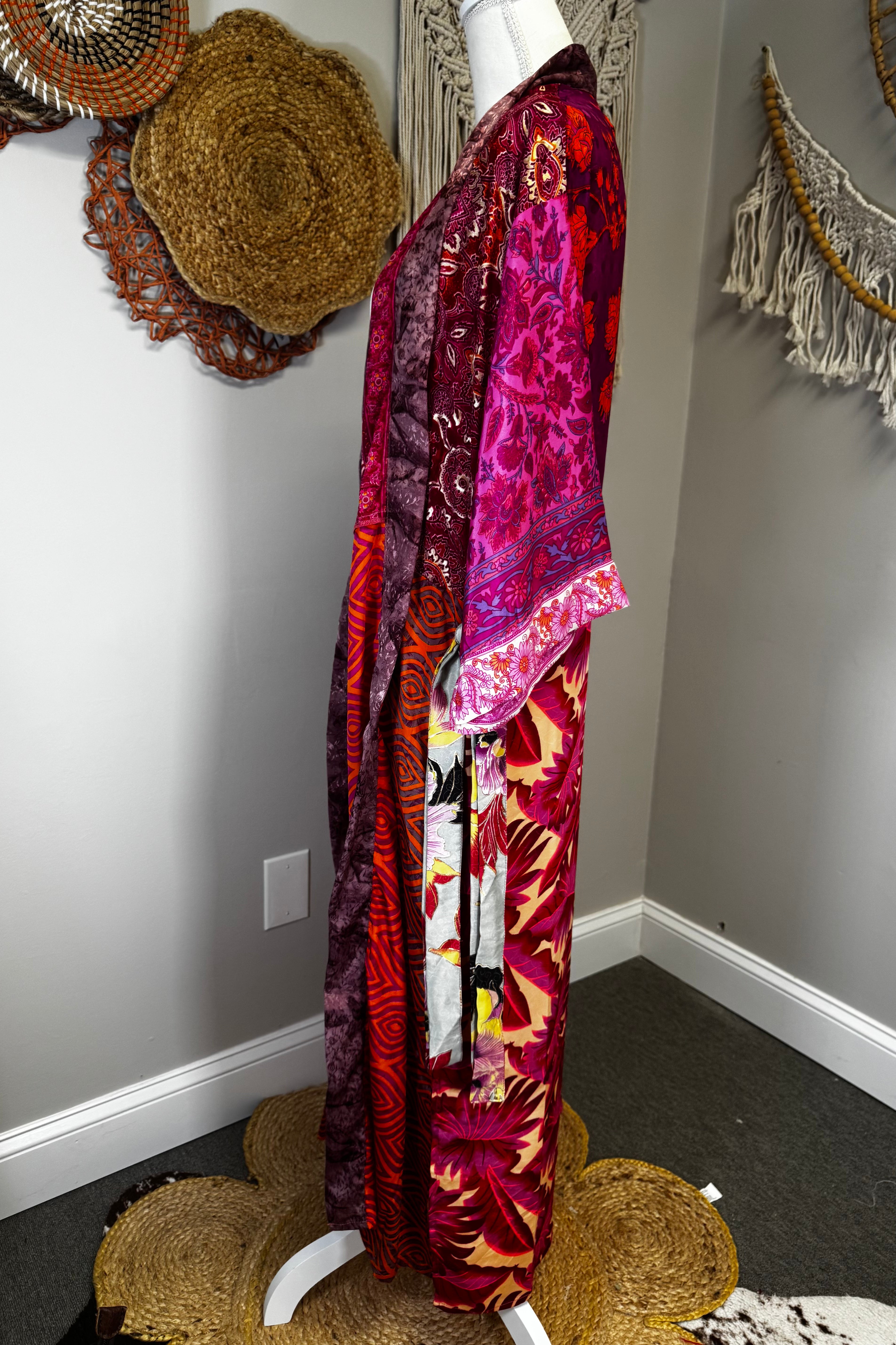 Poly Silk Kimono Combo F