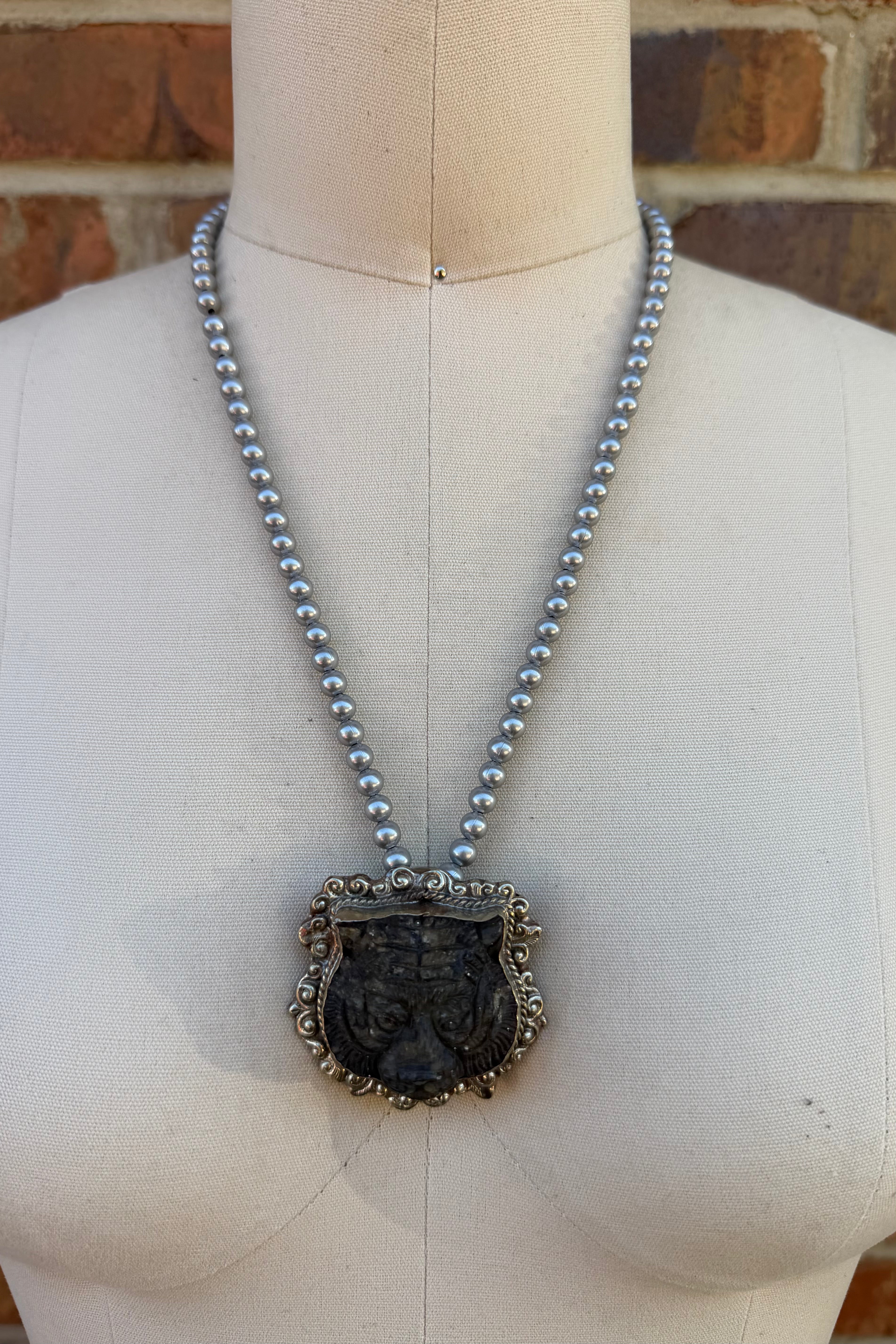 Tiger Face Necklace