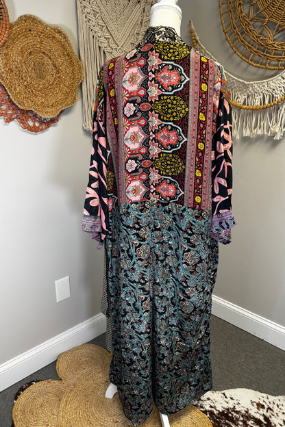 Poly Silk Kimono Combo O