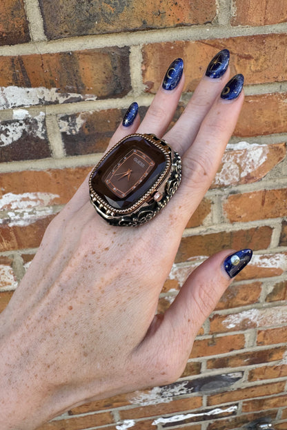 Timely Guess Watch Ring