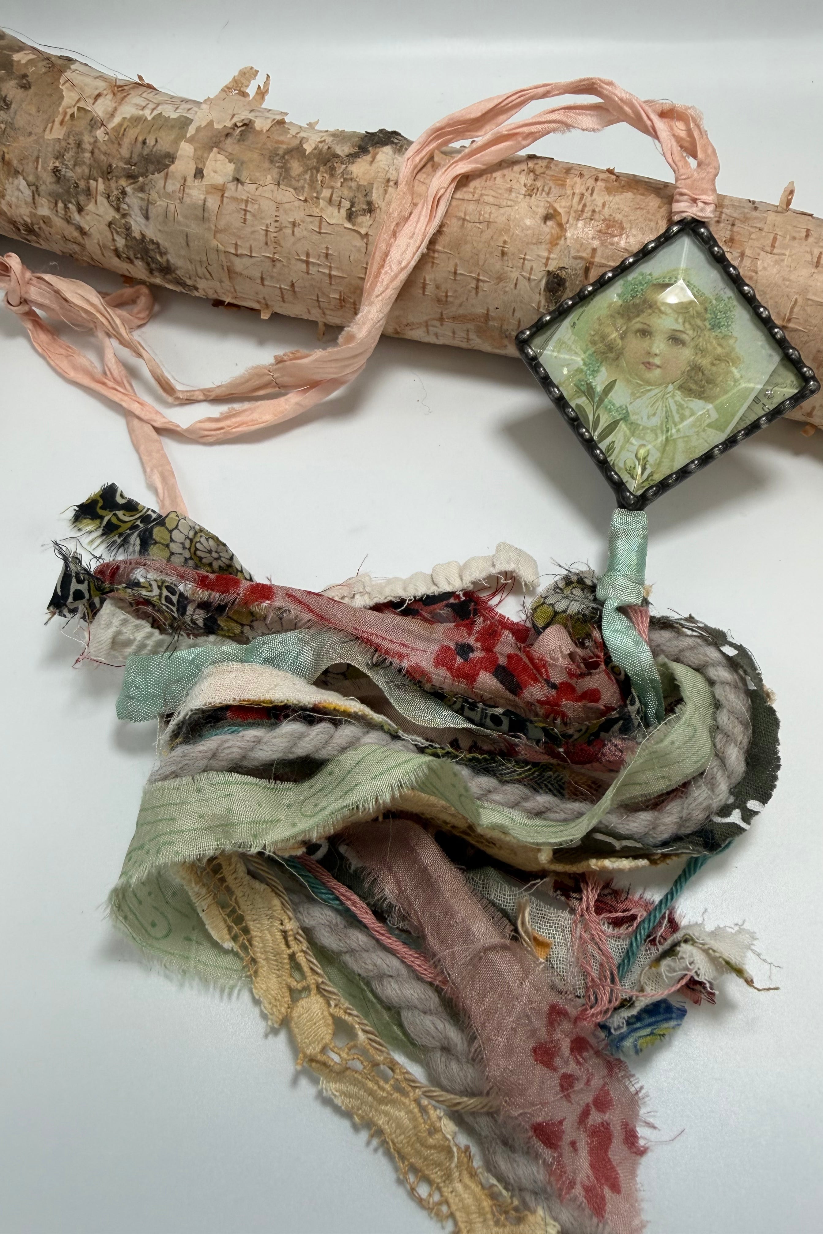 Little Lady Fabric Necklace