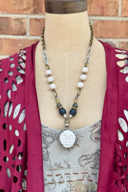 Many Faces of the Sun Handmade Necklace