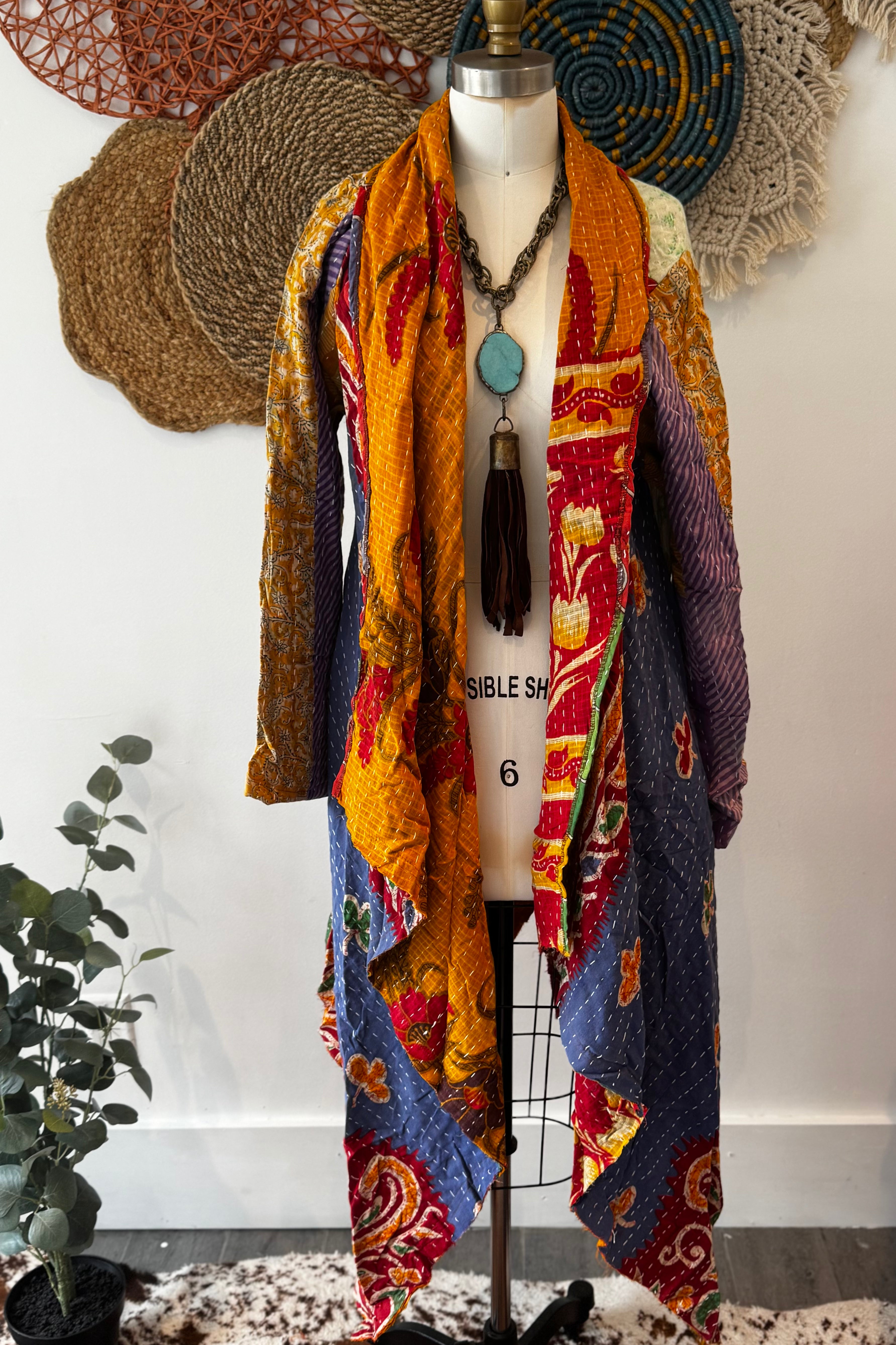 Sale - Kantha Sunrise Duster Combo I