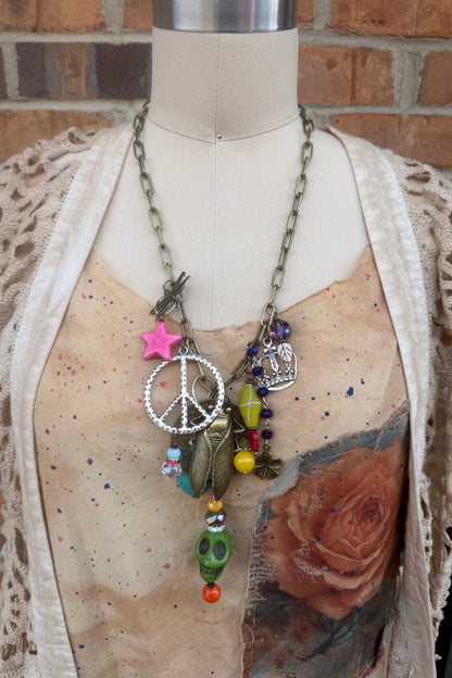 Gypsy Junk Original Green Skull