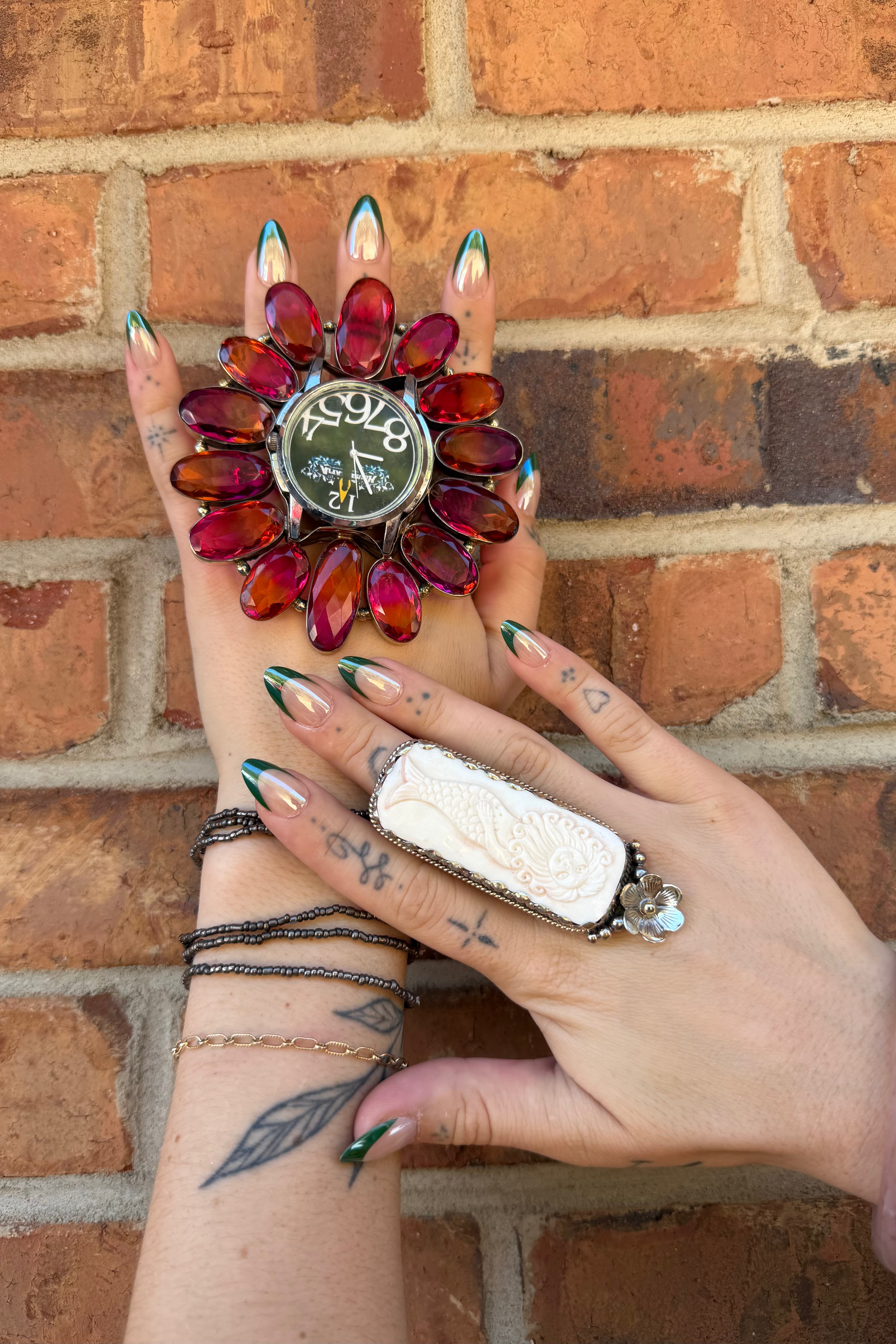 Mermaid Dreams With Flower Ring