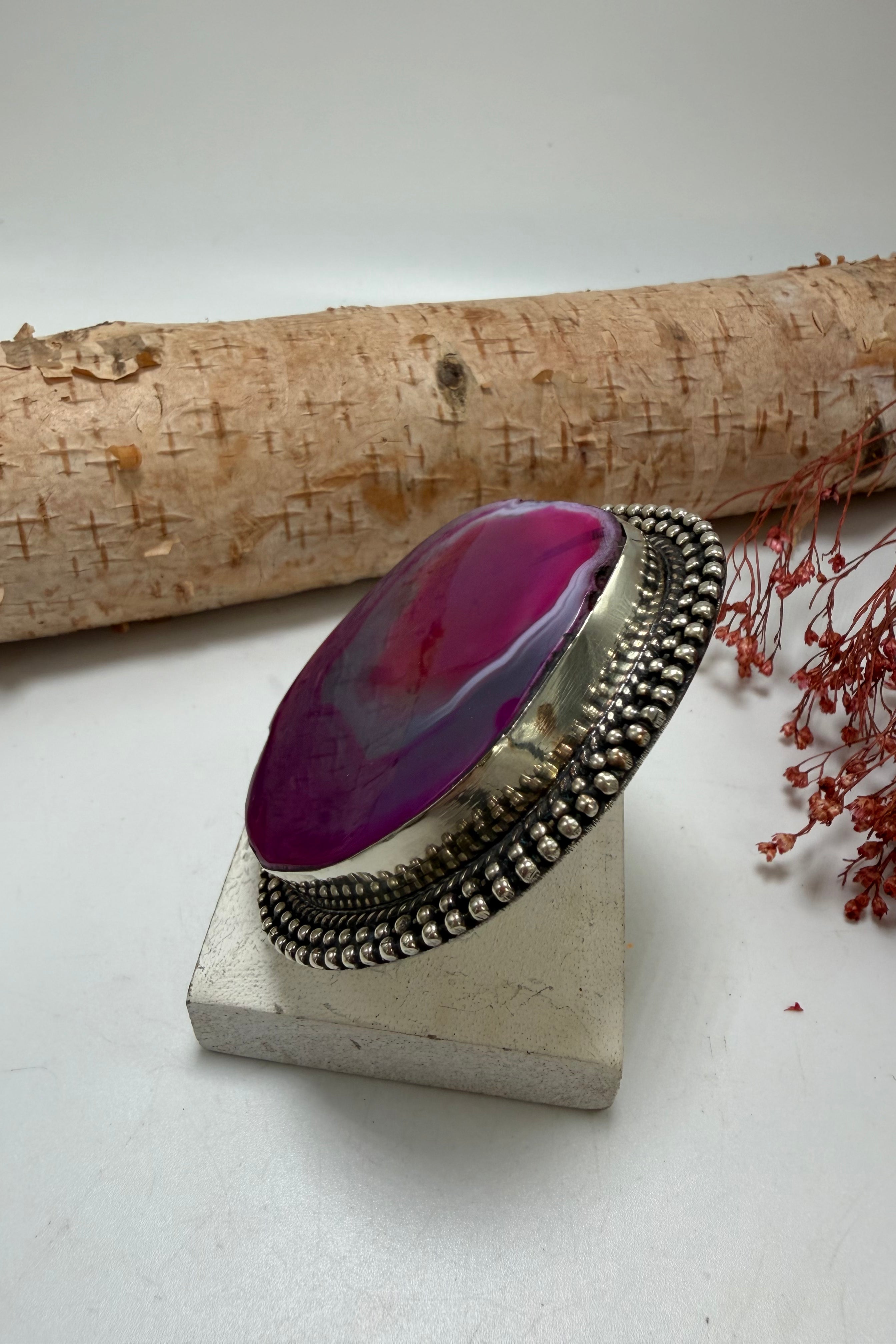 Pink Drips Ring
