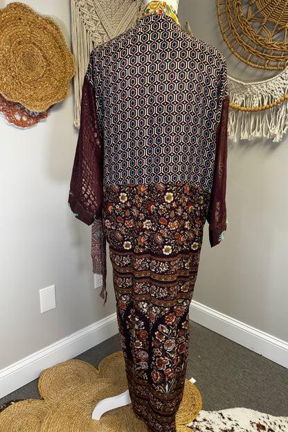 Poly Silk Kimono Combo N