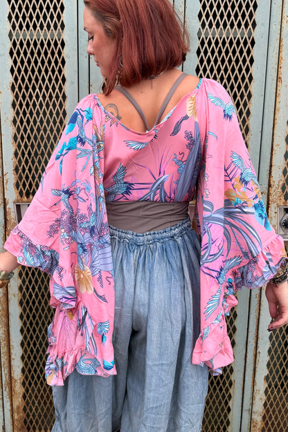 Butterfly Center Cinched Top Combo C