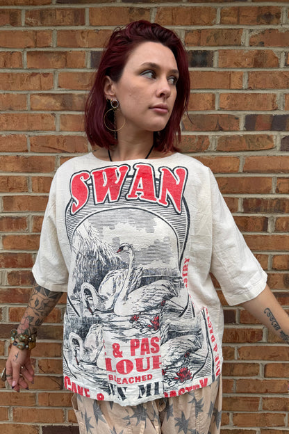 Swan Lake Oversized Cotton Top