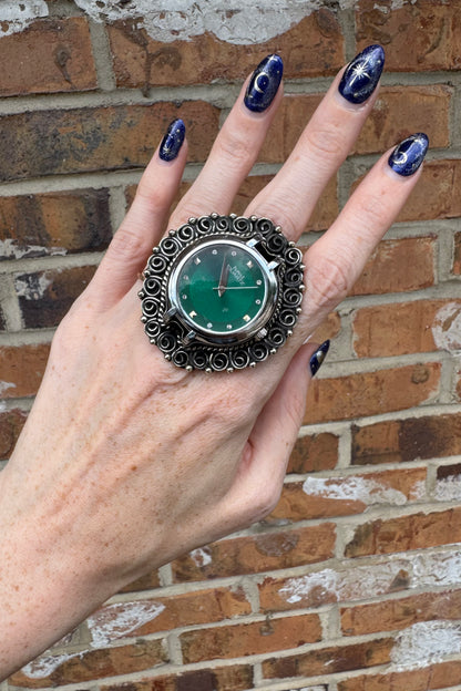Emerald Envy Watch Ring