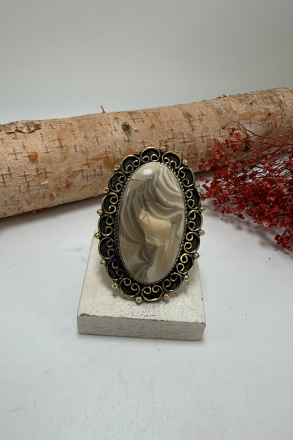 Silky Waves Ring