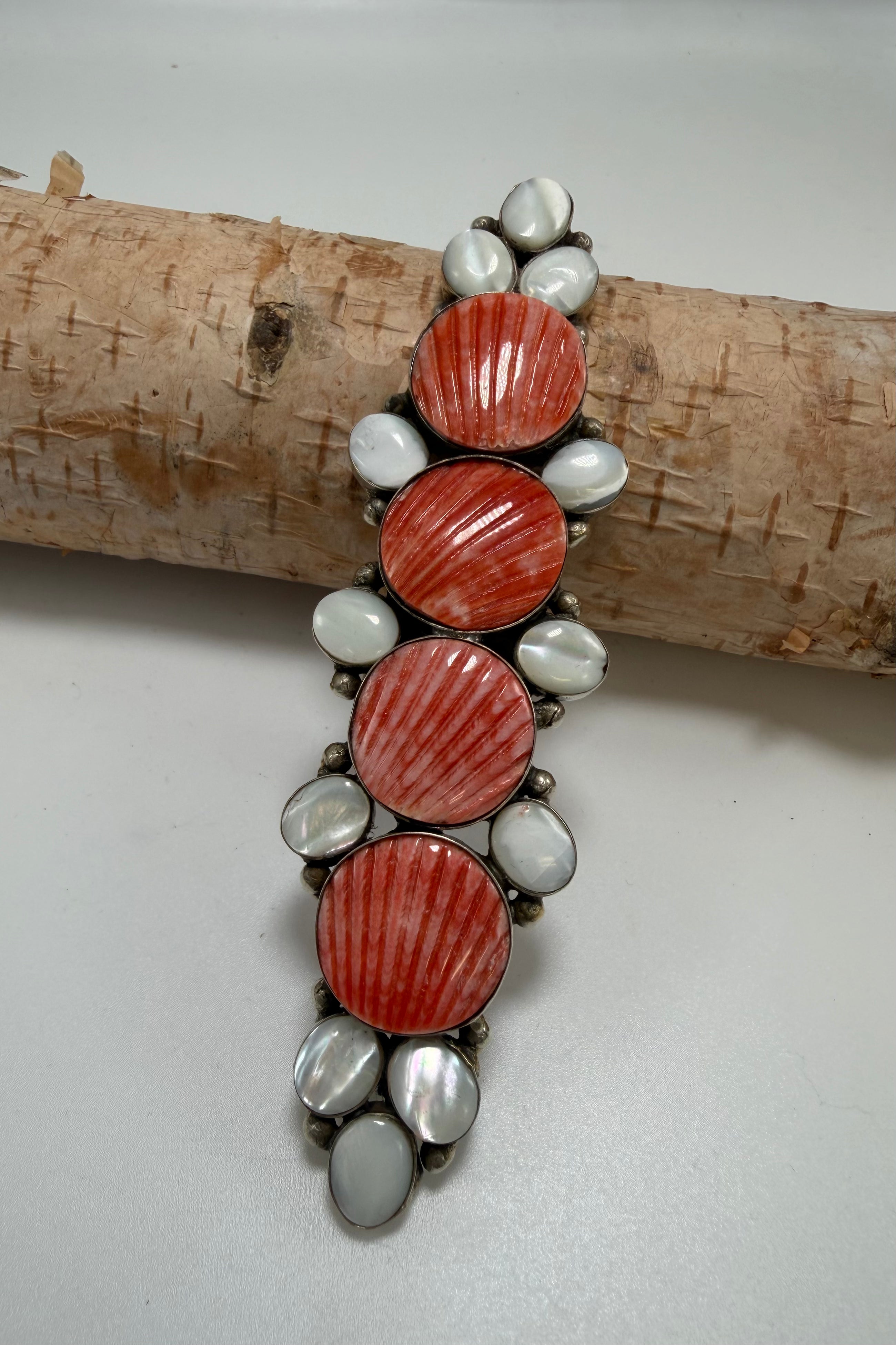 Shell Circles Ring w/ Pearl