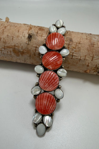 Shell Circles Ring w/ Pearl