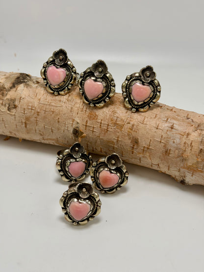 Mini Pink Shell Heart