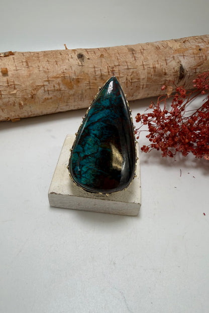 Mermaid Tail Teardrop Ring