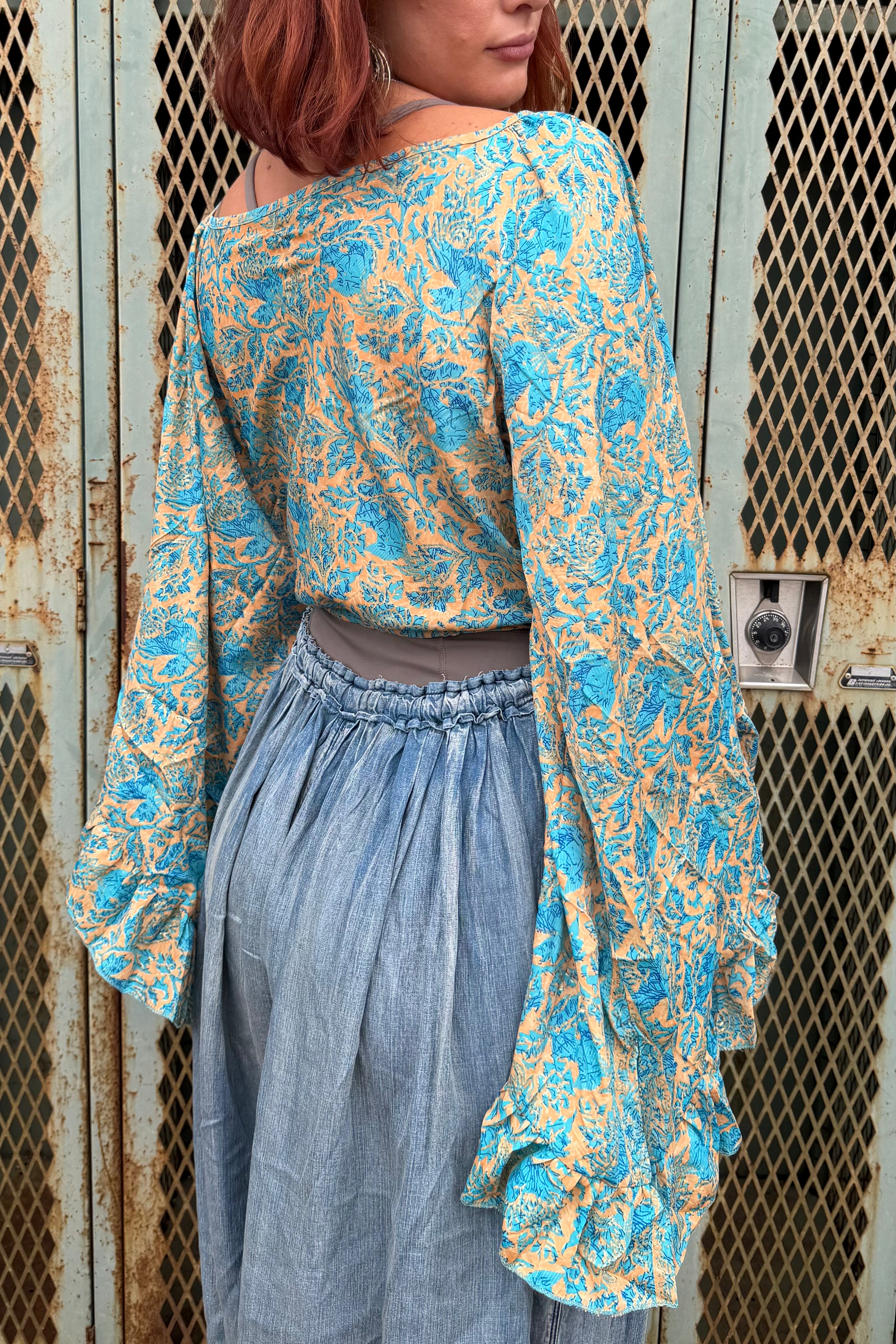 Butterfly Center Cinched Top Combo G