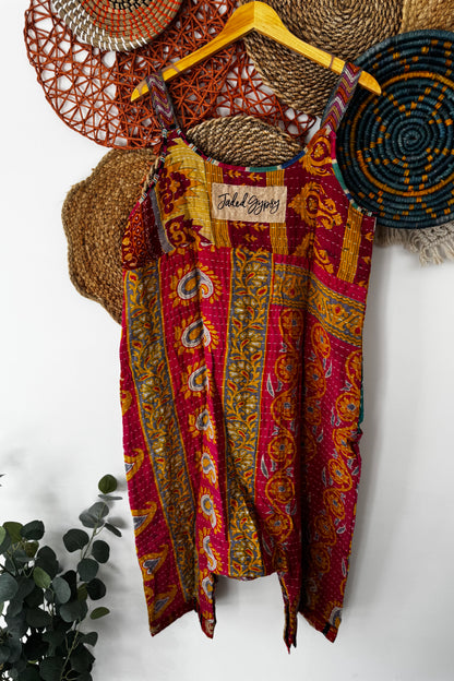 Kantha Sunrise Romper Combo E