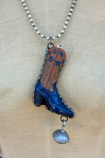 Cowboy Boot Necklace