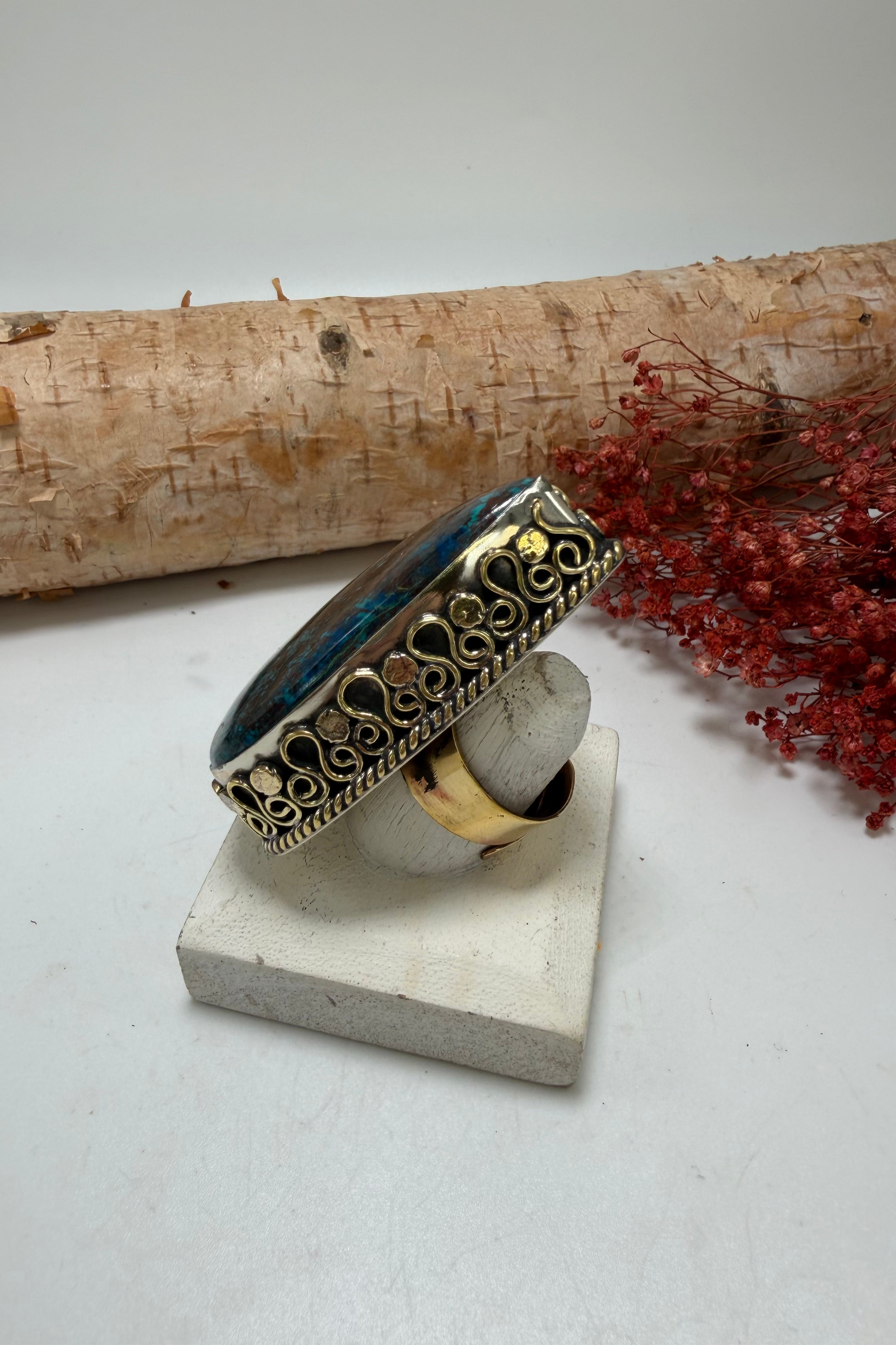 The Blues Teardrop Ring