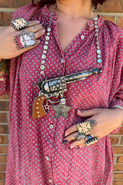 New Sheriff In Town Top Gun Necklace