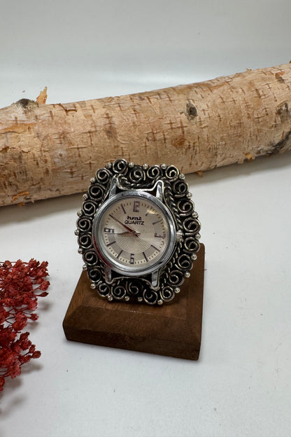 Swirled Clouds Watch Ring