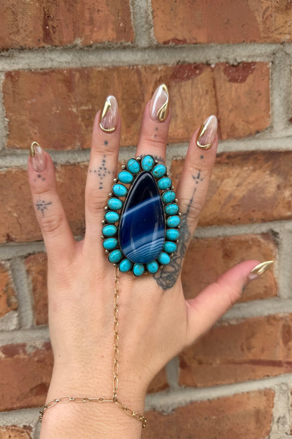 Blue Stunner Ring
