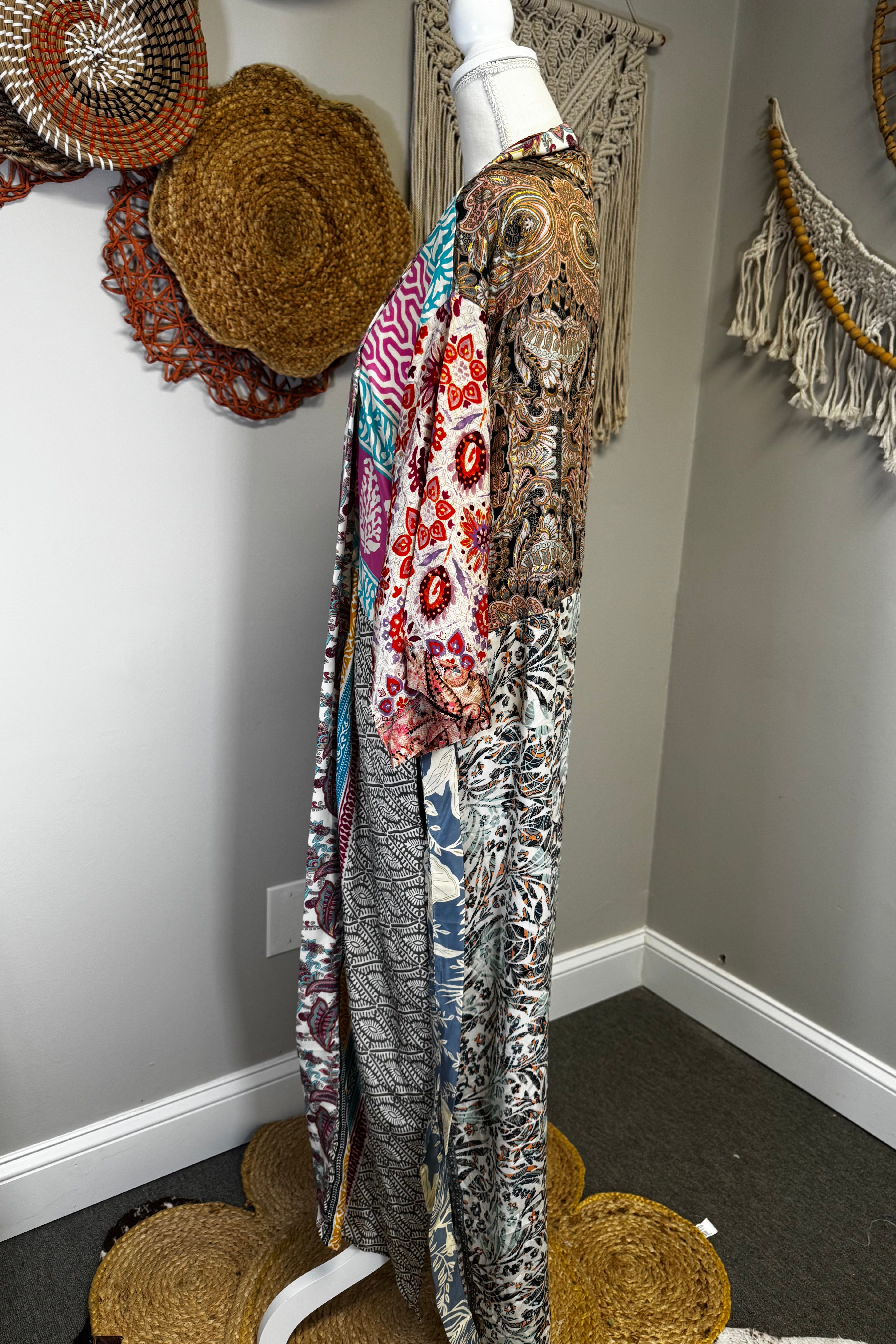 Poly Silk Kimono Combo K