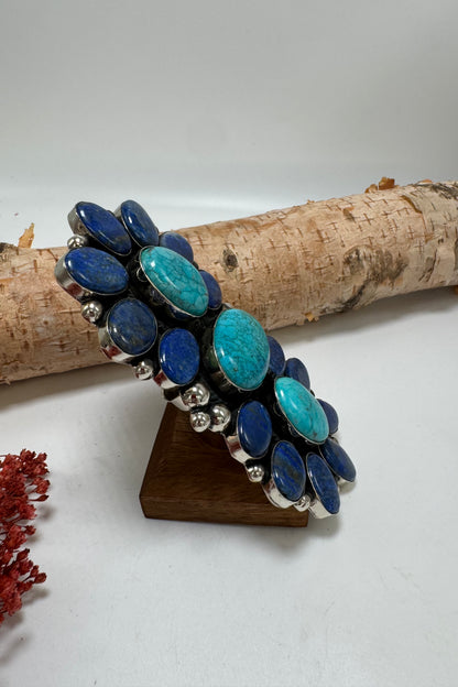 Big Honkin Blue Stacked Ring