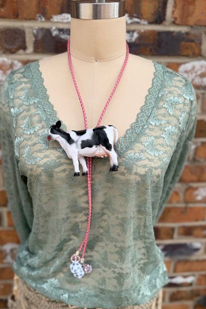 FINAL SALE The Luck of the Cow Necklace