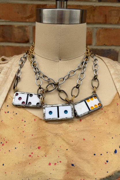 Miscellaneous Domino Number Necklace
