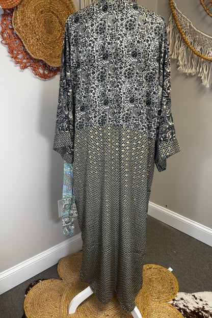 Poly Silk Kimono Combo L
