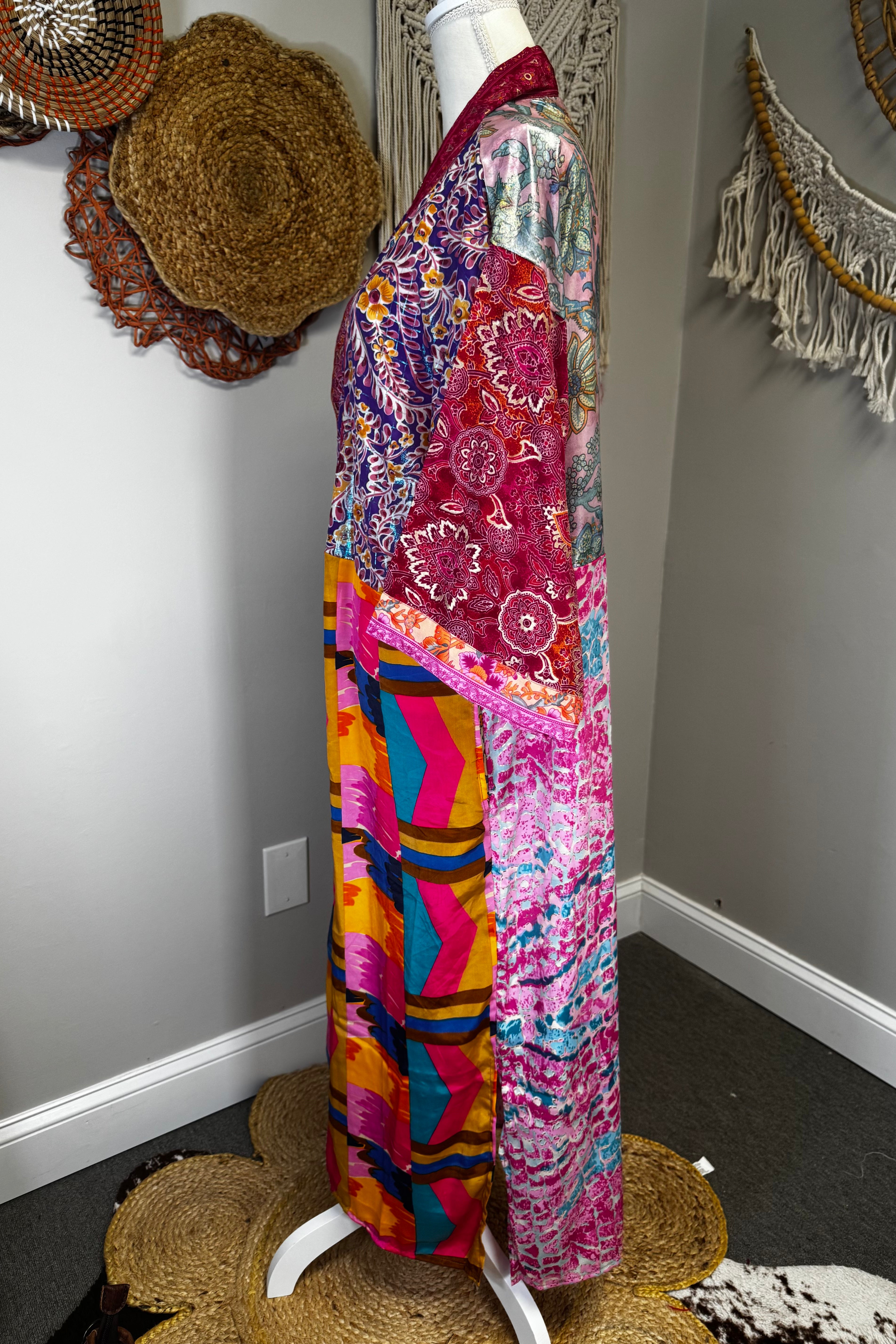 Poly Silk Kimono Combo G