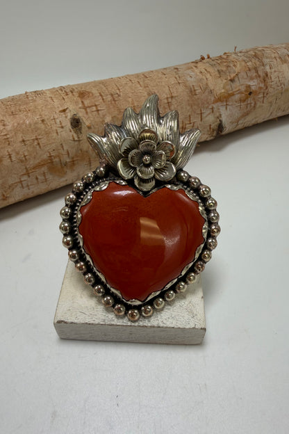 Red Heart On Fire