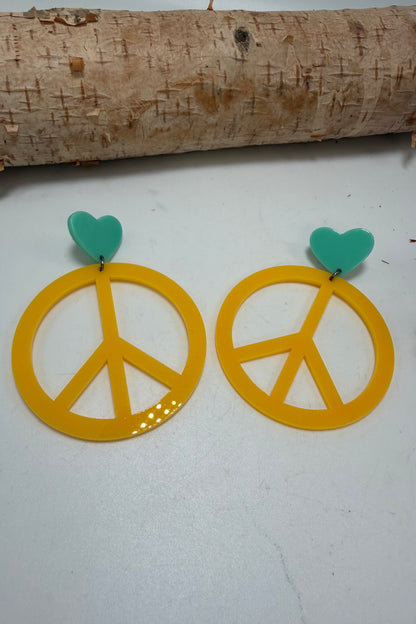 Peace Out Earrings