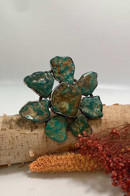 Flowers in the Field Turquoise Ring
