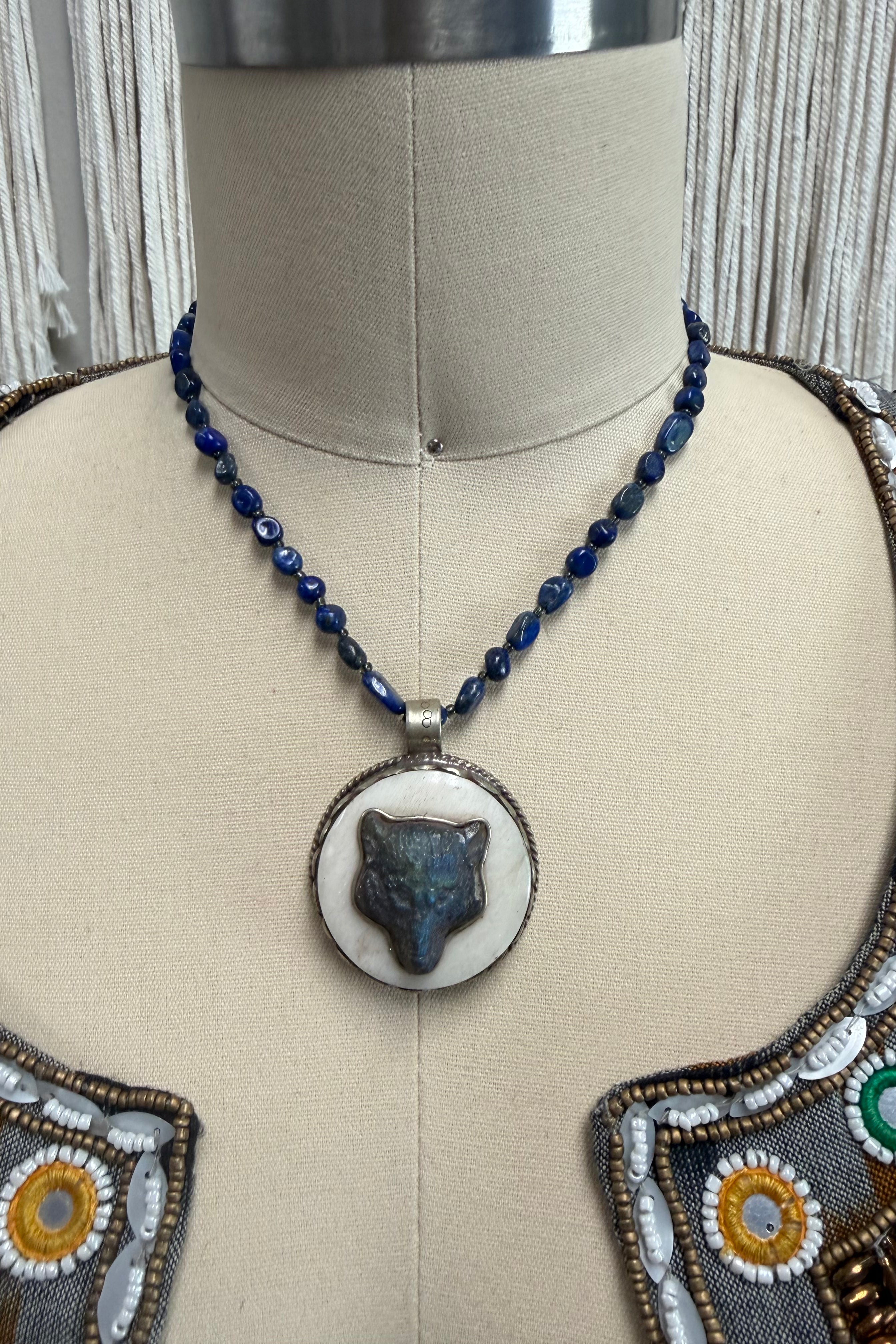 Midnight Wolf Necklace