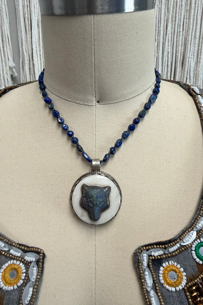 Midnight Wolf Necklace