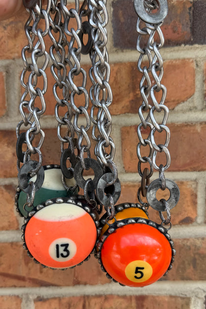 Large Pool Ball Necklace