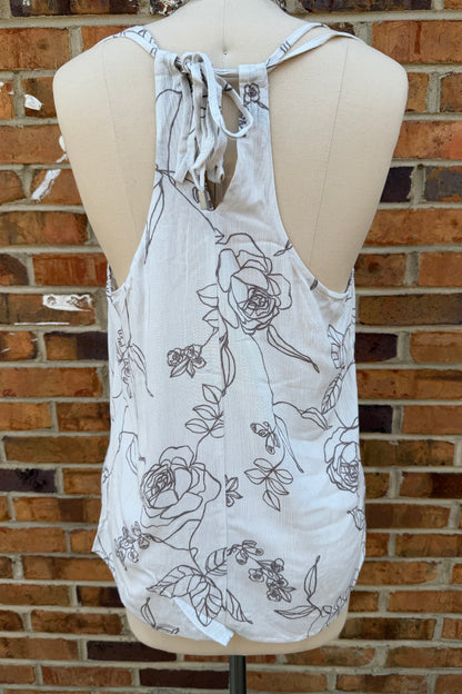 Natural Floral Tank