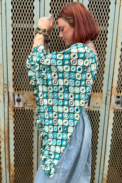 Butterfly Center Cinched Top Combo D